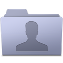 Users Folder Lavender icon